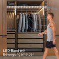thumbnail image 4 of Motion Sensor Led Strip, 120led Closet Light, 2m Night Light, Motion Sensor Led Strip, 6500k Cool White For Closet, Under, Wardrobe, Bed, 4 of 5