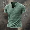 thumbnail image 2 of Mens Polo Shirts Short Sleeve Summer Oversized Fit Button Down Clothing Big and Tall Casual Work Shirts, 3XL, 2 of 7