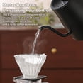 thumbnail image 5 of 1000W Electric Gooseneck Kettle 1000ml 304 Stainless Steel Coffee Pot Intelligent Temperature LED Display for Coffee Tea,Black, 5 of 9
