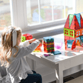 MAGNA-TILES Metropolis 110-Piece Magnetic Building Set - Walmart.com