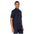 thumbnail image 3 of Camisa Tommy Hilfiger de manga corta, corte clásico, azul marino, 3 of 6