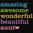 thumbnail image 3 of CafePress - Amazing Aunt Sweatshirt (Dark) - Classic Crew Neck Sweatshirt, 3 of 4