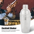 thumbnail image 4 of Cocktail Wine Shaker, Leakage Proof Stainless Steel Shaker Bottle Multipurpose 550ml  For Home For Party, 4 of 8