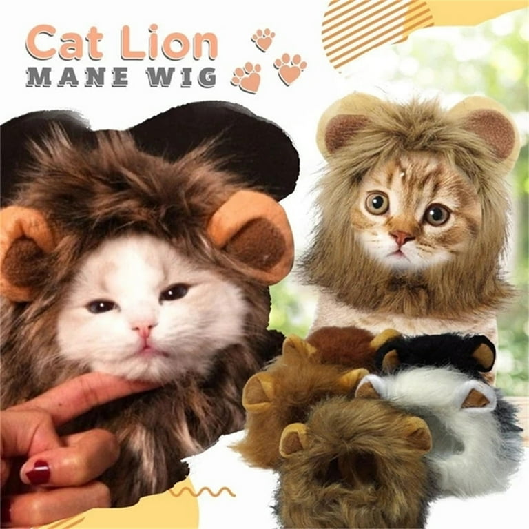 OAVQHLG3B Funny Pet Costume for Cat and Small Dogs Cat Costume Hat Headwear Cosplay Dress up Accessories Pet Party Costume for Cats Small Dogs Walmart