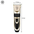 thumbnail image 3 of Luxtrada Dog Shaver Clippers Low Noise Rechargeable Cordless Electric Quiet Hair Clippers Set for Dogs Cats Pets, 3 of 10