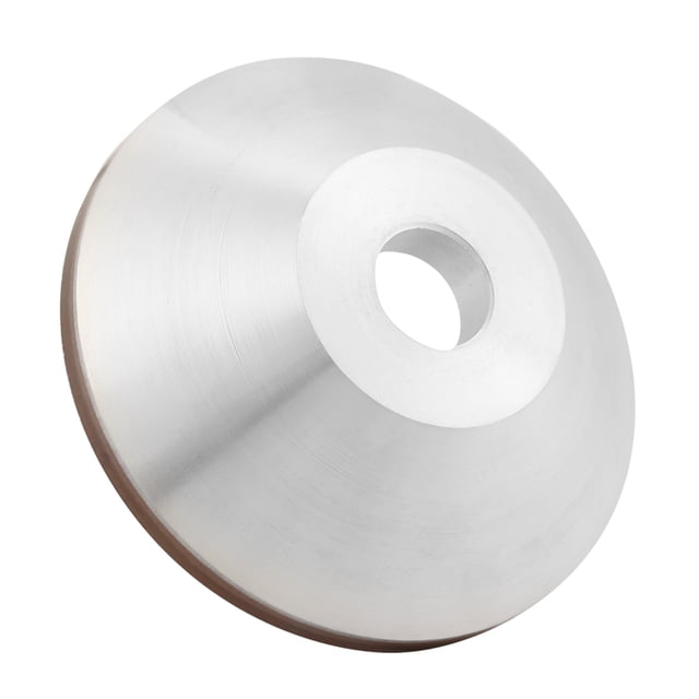 Taza de Molinda de Diamante de 100 mm, Grano 180, Herramiente de Sinterización Con forma de Tazón de Disco de Amoladora Con Resina de Aleacio de Aluminio para Cuchillo de
