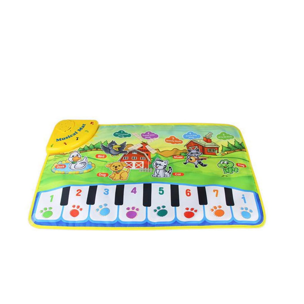 37x60cm Baby Musical Carpet Children Play Mat Baby Piano Music Gift