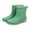 Green, variant on Short Rain Boots for Women and Men, Lightweight Water Proof Garden Boots, Anti-Slip Womens Rain Boots, Stylish Mid Heel rubber Ankle Booties with Comfy Insoles for Outdoor