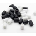 thumbnail image 3 of 200pcs Mask Adjustable Buckle Lanyard Elastic Buckle for Sewing Mask DIY Earmuff Rop Making (Black and White), 3 of 8