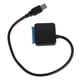 thumbnail image 1 of Cable adaptador SATA a USB 3,0 para HDD SSD de 2,5 pulgadas y 3,5 pulgadas, Cable adaptador de disco duro SATA III a USB de alta velocidad, 1 of 14