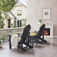 thumbnail image 5 of GONICHA Adirondack Chair,All-Weather Poly Lumber Fire Pit Chair for Patio Garden,Black, 5 of 6