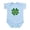 Sky Blue, variant on CafePress - Lucky Charm Infant Bodysuit - Baby Light Bodysuit, Size Newborn - 24 Months