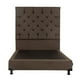 thumbnail image 2 of Box Base Cama Individual + Cabecera Capri Chocolate Dicasa  Bless, 2 of 8