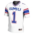 thumbnail image 2 of Youth GameDay Greats #1 White SMU Mustangs Endzone Football Jersey, 2 of 4