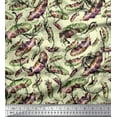 thumbnail image 1 of Soimoi Cotton Duck Fabric Leaves & Texture Decor Fabric Printed Yard 42 Inch Wide, 1 of 2