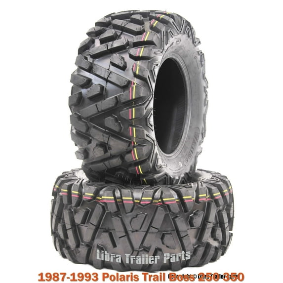 2 WANDA ATV Tires 24x11-10 6PR for 1987-1993 Polaris Trail Boss 250 350