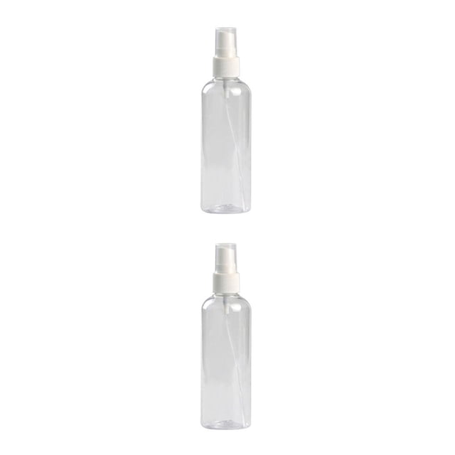 QualitChoice Bouteille de Parfum en Plastique Transparent Portable 80ml Vide 120ml 2Set