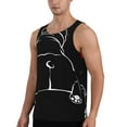 thumbnail image 2 of Susaid Animal Bulldog Print Men's Sleeveless Workout Running Tank Top Dry Fit Athletic Gym Sports Swim Beach Muscle Bodybuilding Shirts-X-Large, 2 of 7