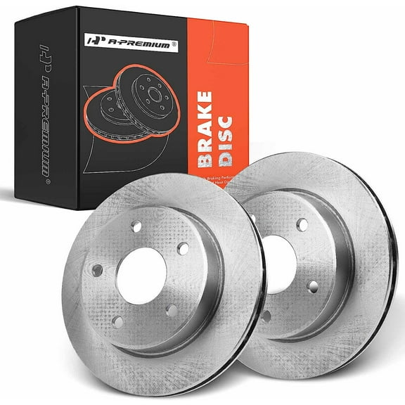 A-Premium 11.72 inch (297.5mm) Front Vented Disc Brake Rotors Compatible with Select Ford Models - F-150/F150/Bronco 1994-1996, 2-PC Set