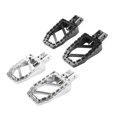 thumbnail image 3 of 1Pair Motorcycle CNC Front Foot Pegs Floorboards Black/Chrome For Harley-Davidson Softail Fat Boy Low Rider 18-23, 3 of 7