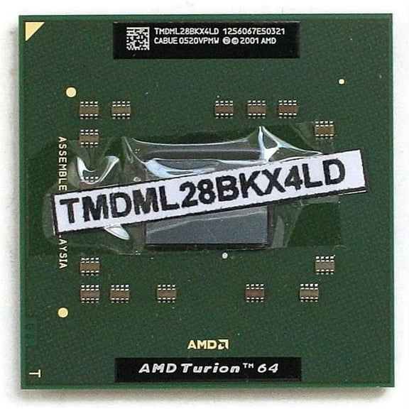Cpu amd turion 64 tmdml28bkx4ld cabue 0520vpmw