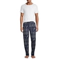 thumbnail image 2 of George Men's Silky Fleece Lounge Joggers, 2 of 6