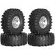 thumbnail image 4 of 4 Ruedas de Metal de 1,9 Pulgadas con Neumáticos de 118 mm de Diámetro Exterior para Axial SCX10 D90 Wraith 1/10 RC Climbing Crawler Car Parts Negro, 4 of 7