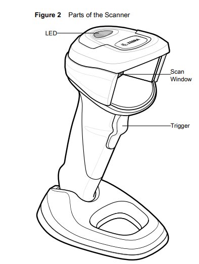 Zebra DS9908-SR00004ZZWW Omni-Directional Presentation Barcode Scanner 2D, 1D, QR Code, Postal and Mobile Phones Barcode, with 7-Foot USB Cable, Scanner only