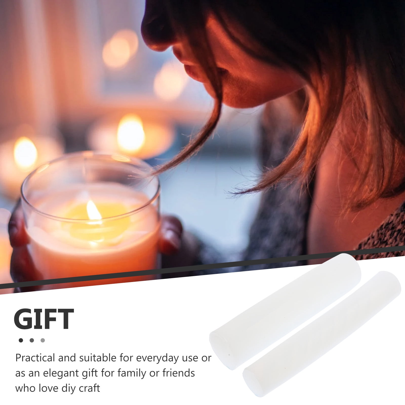 MERRYHAPY Candle Mold Set of 4, Translucent Silicone for Easy Candle Making, Ideal for Beginners and Craft Projects