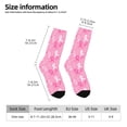 thumbnail image 2 of Honeii Breast Cancer Awareness (3) Print Adult Socks,Crew Socks,Casual Calf Socks,Daily Wear Socks for Men & Women, Perfect for Sports, Casual and Everyday Use, 2 of 6