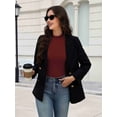 thumbnail image 6 of Ekouaer Womens Mock Neck Thermal Top Long Sleeve Base Layer with Thumbholes Warm Winter Undershirt Slim Fit Thermal Wear, 6 of 9