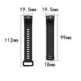 thumbnail image 2 of 2X Correa de Pulsera con Correa de Reloj de Silicona para HUAWEI Band 2 Pro / Band 2 / ERS-B19 / ERS-B29 Negro, 2 of 5