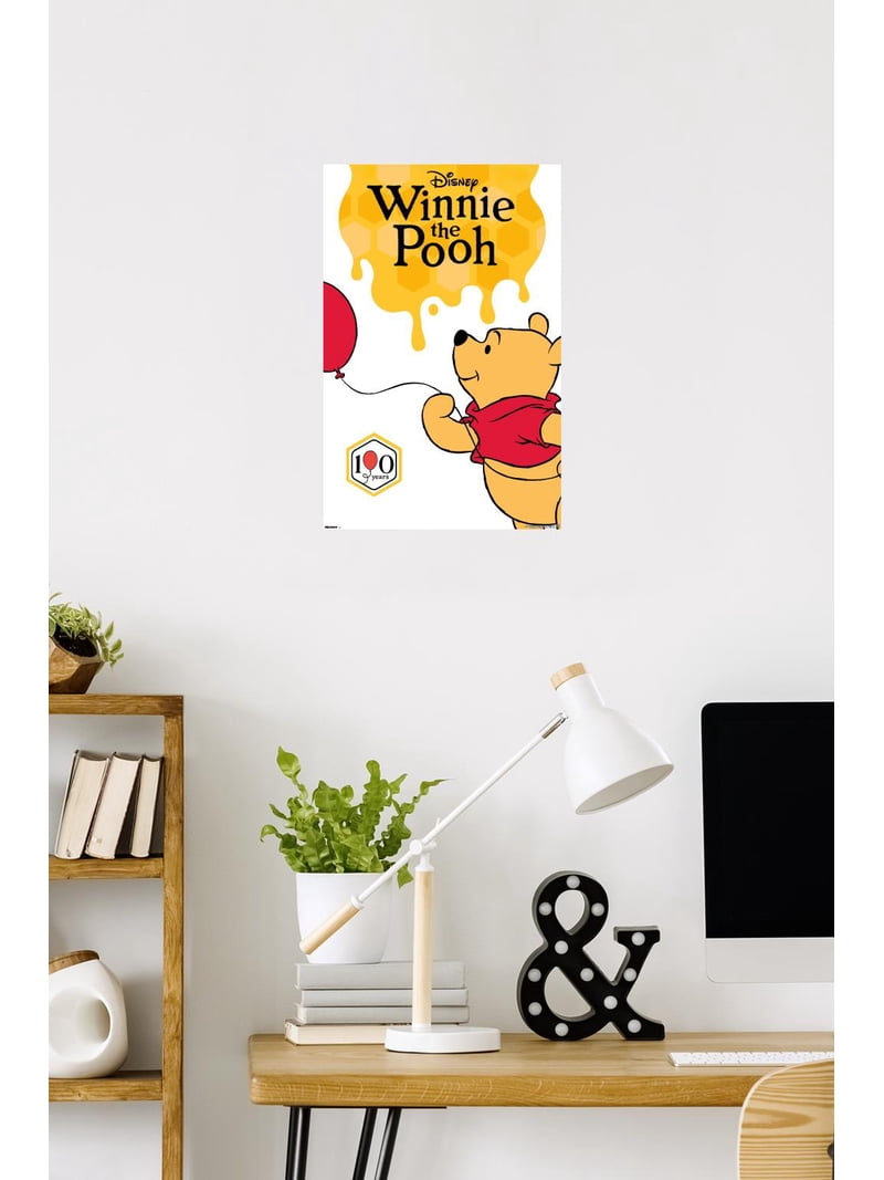 Disney Winnie the Pooh - 100th Anniversary Balloon Wall Poster