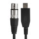 thumbnail image 4 of Cable de micrófono para ordenador USB a XLR hembra, conector de micrófono, accesorios, 2m, 4 of 5