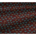 thumbnail image 5 of oneOone Viscose Jersey Fabric Triangle Block Decor Fabric Printed BTY 60 Inch Wide, 5 of 5