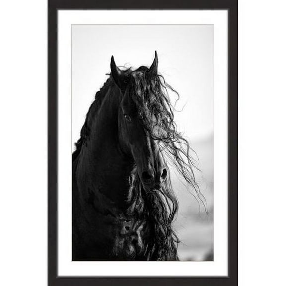 "Dragon Horse" Framed Painting Print