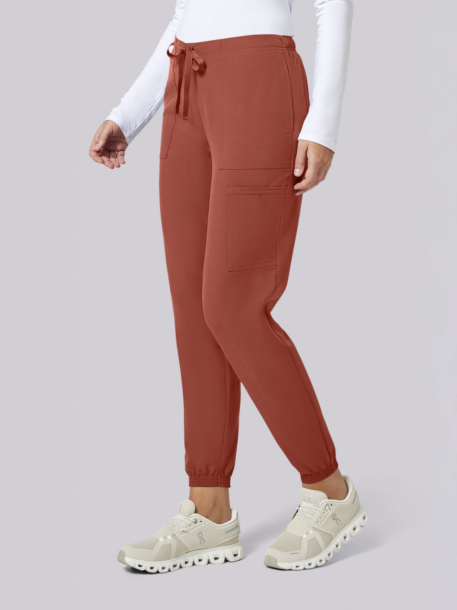 Scrubstar Core Essentials Women’s Drawstring Cargo Jogger Scrub Pant, Sizes XS–3XL