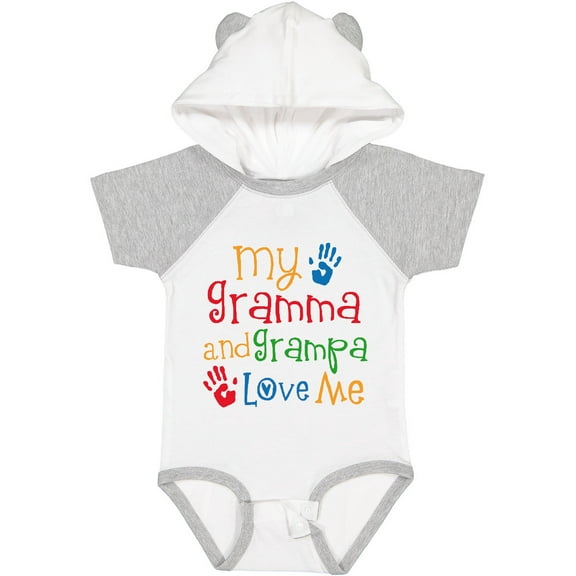 Inktastic Gramma and Grampa Love Me Boys or Girls Baby Bodysuit