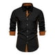 thumbnail image 1 of 2025 Camisa informal de manga larga para hombre: material resistente, versátil para el trabajo o las vacaciones, 1 of 4