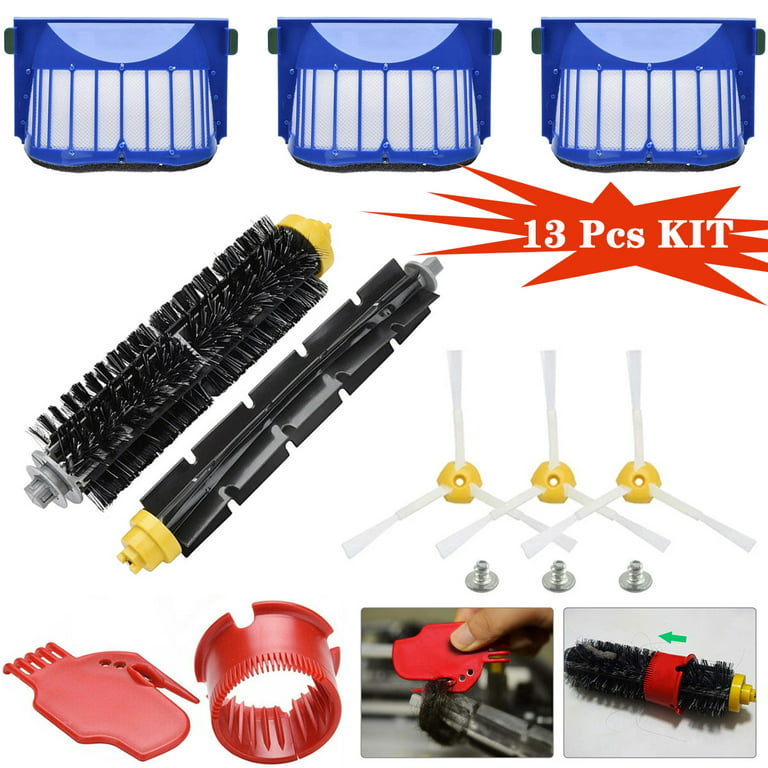 For iRobot Roomba Parts Vacuum Side Brush Filter Kit For 600 610 620 630  635 640 650 660 690 