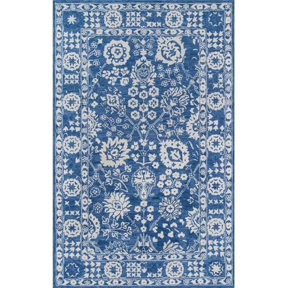 Momeni Cosette Wool Hand Tufted Blue Area Rug 2' X 3'