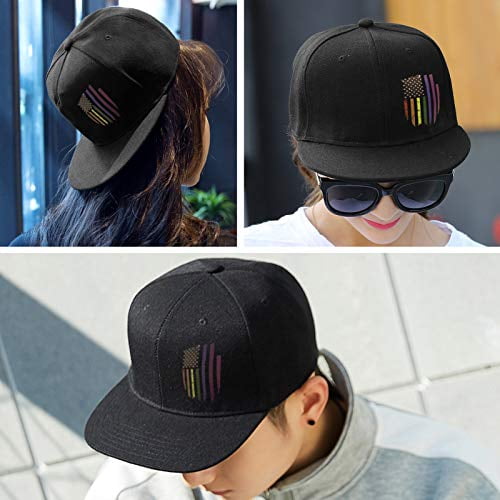 Gay LGBT Pride Rainbow Flag Flat Bill 