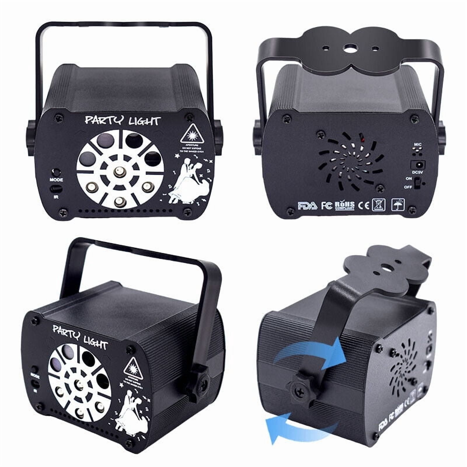 8 Hole Laser Projector Stage Light LED RGB DJ Disco KTV Show Xmas Party Lighting