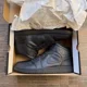 thumbnail image 1 of NEW N I-K-E A i r-Jor-dan 1 Mid Men's Sz US 15 UK 14 Triple Black 554724-091 Sneakers, 1 of 6