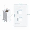 thumbnail image 4 of Paquete de 8 Placas de Pared Ethernet de 2 Puertos, Cat6 Hembra A Hembra Conector de Pared RJ45 Acoplador en LíNea Salida de Pared,, 4 of 5