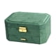 thumbnail image 3 of Joyero Estuche para joyas Caja para anillos Organizador portátil de joyas para anillos y pendientes Verde, 3 of 9