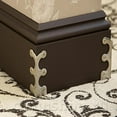 thumbnail image 5 of MODANU 6Pcs Baseboard Corner Protectors, Solid Brass Skirting Board Corner Protectors, Skiffer Skirting Board Corner Protector, Vintage Metal Corner Protector (Gold), 5 of 7