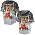 thumbnail image 3 of Happy New Year 2026 Corgi Holiday Balloons Party Snow All Over Print 3D Baseball Shirt Welsh Corgi Dog Lover Gifts Idea Softball Sport - 13018, 3 of 6