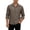 AB286 Coffee, variant on Long Sleeve Shirts For Men Button Down Moisture-Wicking Spring Fall T-Shirts Mens Classic Collared Dress Shirts For Business Performance Khaki Size M