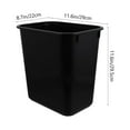 thumbnail image 2 of WRISTBIQUE Plastic Garbage Can with Black ABS for Household Items 2Pcs, 2 of 8